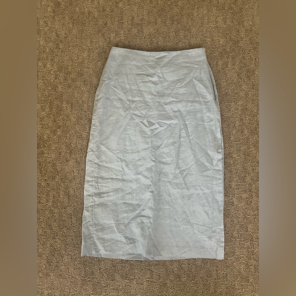 Abercrombie & Fitch Light Blue Pencil Skirt